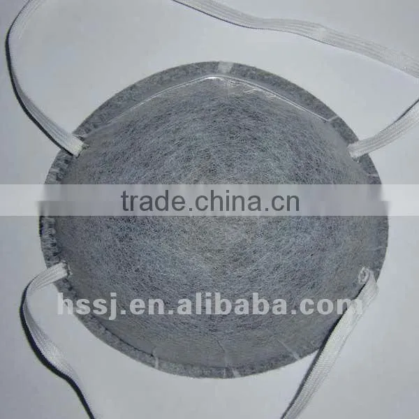 2016 cheap dust mask disposable dust mask 180g non woven disposable dust mask half respirator
