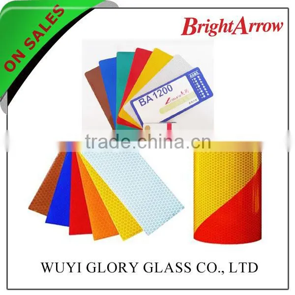 Tearable & printable High Intensity Grade reflective film ten years warranty (imported surface film),solar reflective film