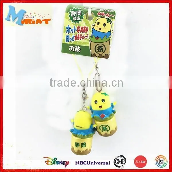 Popular attractive custom PVC 3d cartoon figure keychain