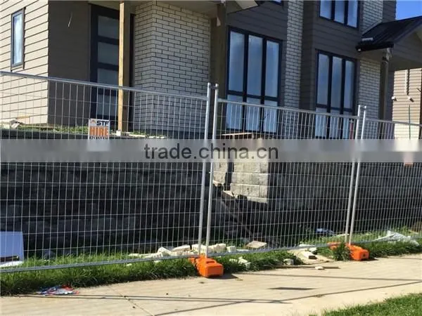 Construction Site AS4687-2007 Standard hot dipped galvanized welded panel removable temporary fence