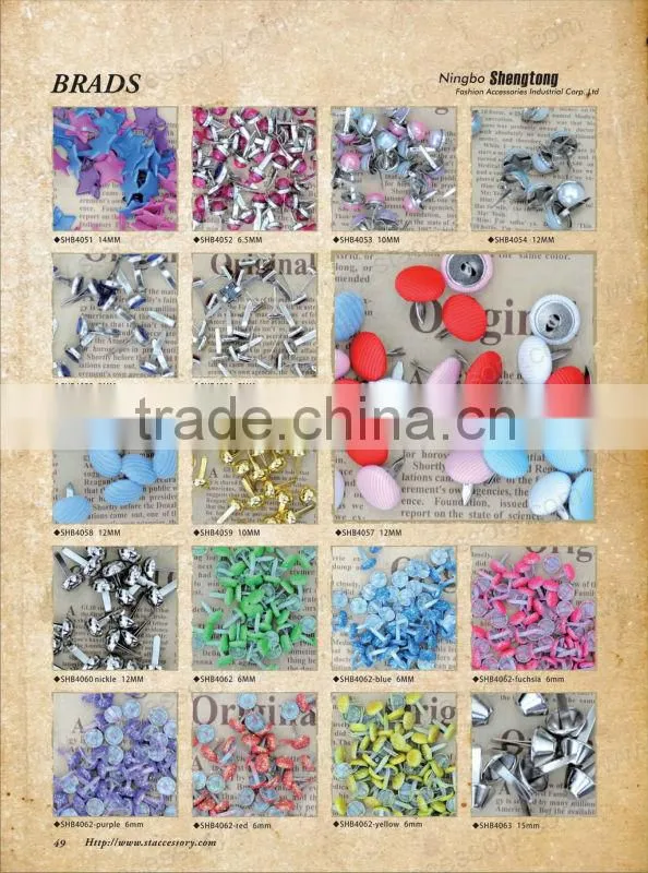 Embellishment brad pins craft brad