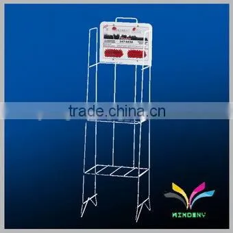 Lower MOQ factory design magazine newspaper storage wire rack magazine display