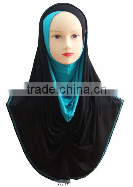 H224 popular muslim jersey hijab,big size long hijab