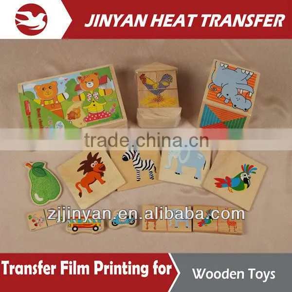 HOT SALE toy heat transfer printing film for wooden
