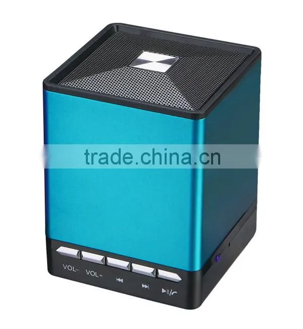 AJ-66 High quality battery removable cube bluetooth speaker
