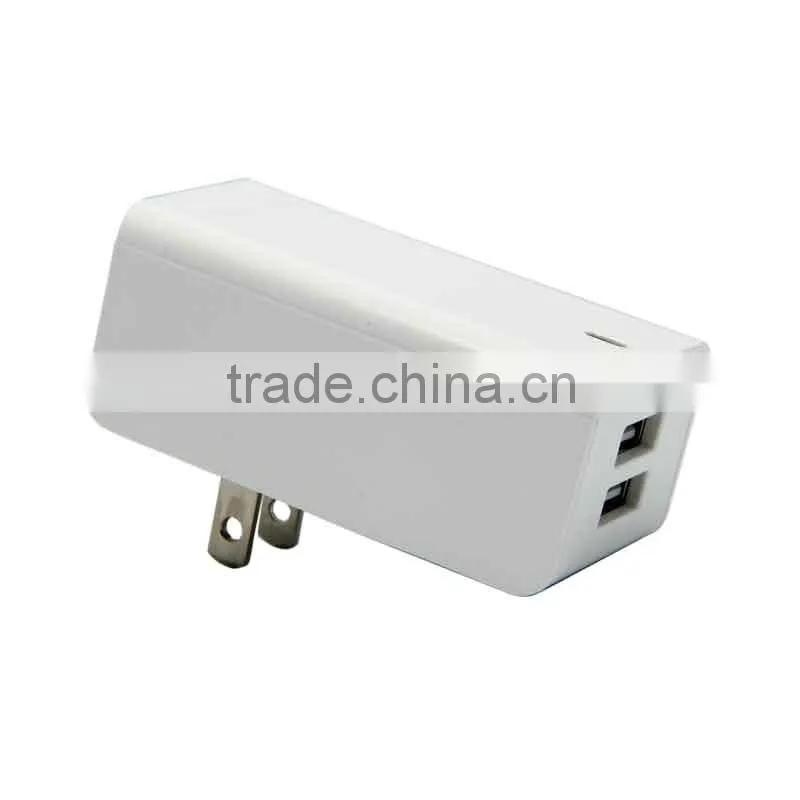 Soshine Dual Port USB 2.1A 10W AC Travel Wall Charger iPhone, iPad, Android devices USB travel charger usb wall charger