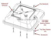 IP65 LED square Aluminium ceiling light