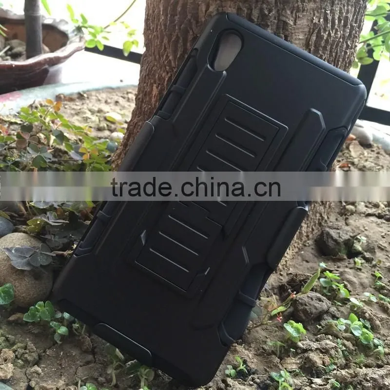 PC TPU Case 3 in 1 Powerful Hard Heavy Duty Mobile Phone Armor Case For Sony M4