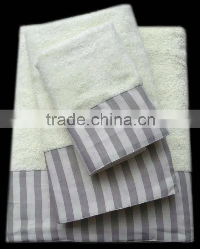 popular linen fabric sewed on towel