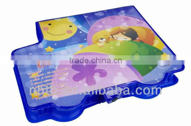 drawing set for kids 57PCS with car shape