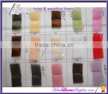 light blue wholesale organza table runners for wedding table decorations