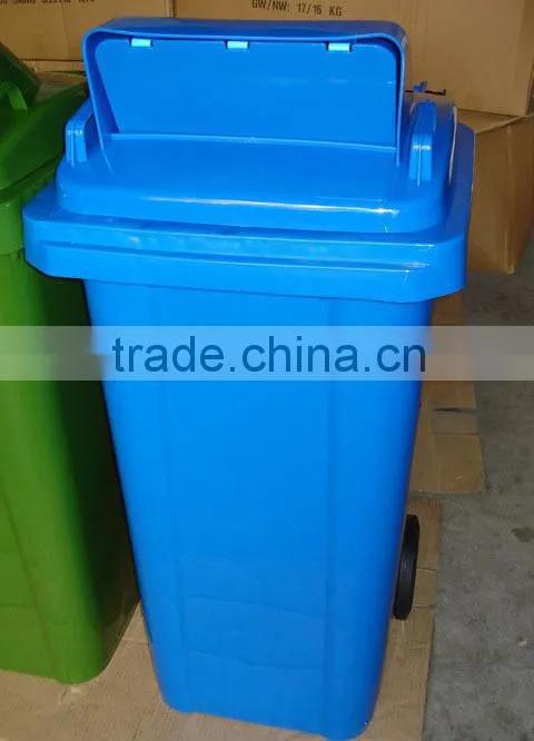 BT120B-3 120liter plastic outdoor wheelie waste bin