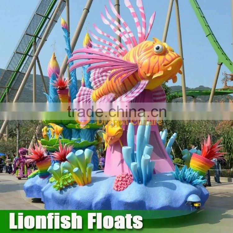 Sea Horse Floats Going to the Street
