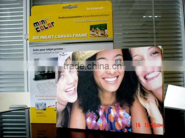 DIY Inkjet Photo Fun Canvas Frame In home (Waterproof Glossy Canvas)