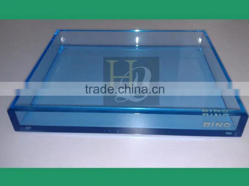 Colorful Square acrylic tray coffee tray
