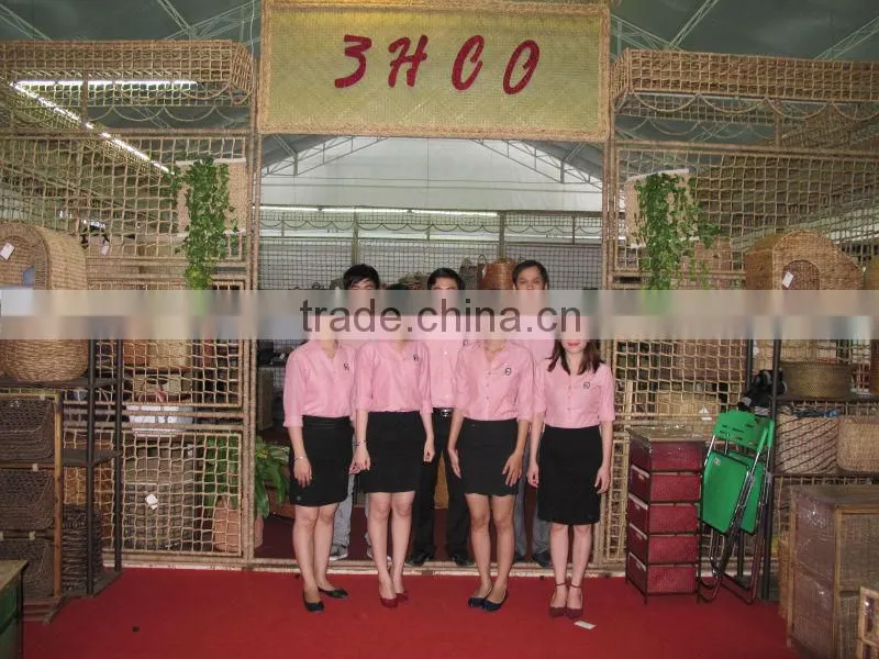 2015 New Product Water Hyacinth Hamper for Home Decoration and Furniture