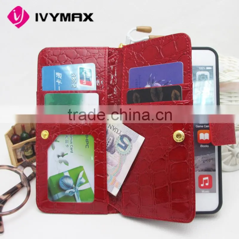 Pu case cover for iphone 6 plus , mobile phone accessories factory in china