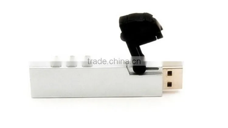 promotional gift cartoon car PVC custom usb flash drive