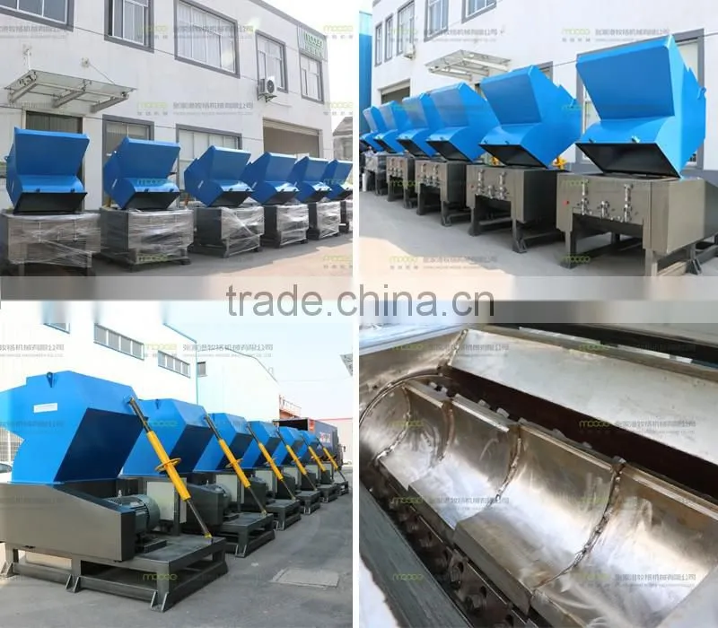 Powerful plastic crusher machine
