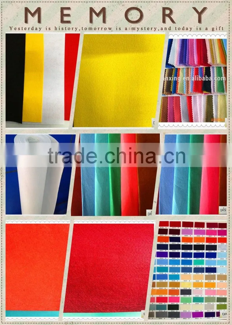 100%polyester felt for garment