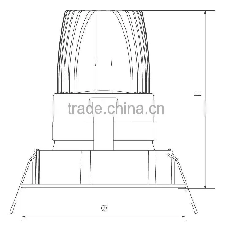 16w led downlight led antiglare downlight