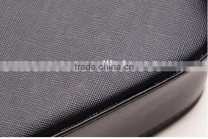 PU leather black cosmetic cases