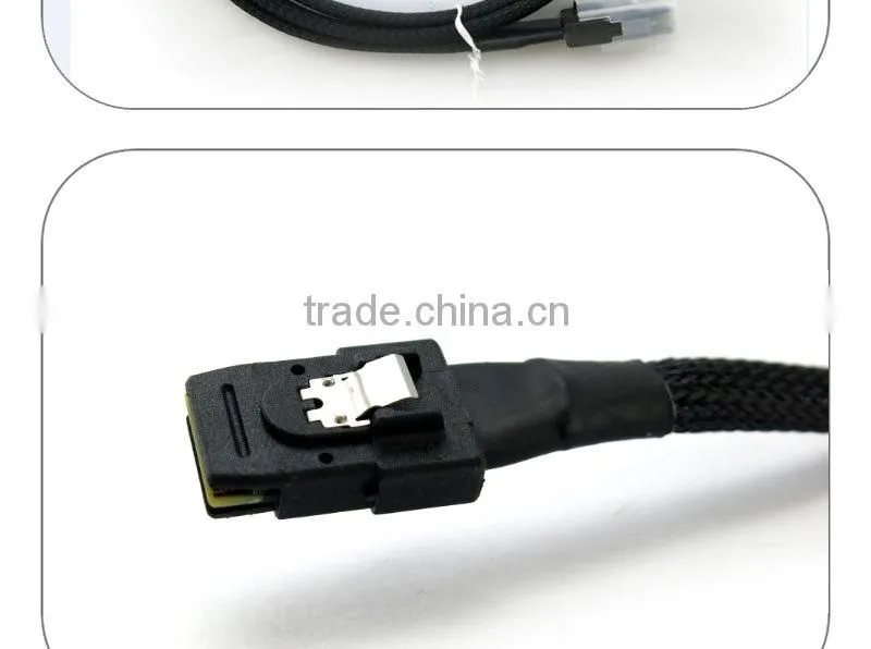 1m External Mini SAS 26pin (SFF-8088) Male to Internal Mini SAS 36pin (SFF-8087) Male Cable