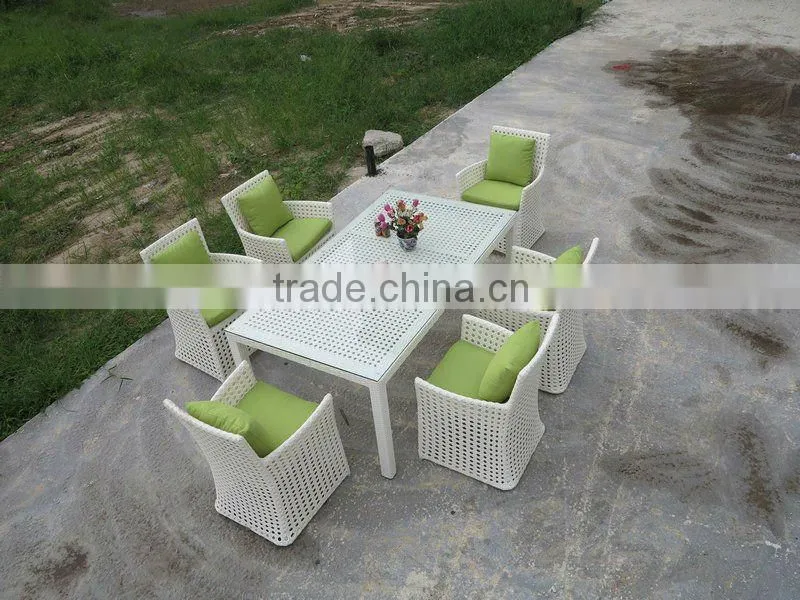 2014 New outdoor weave furniture dining set ,coffee set