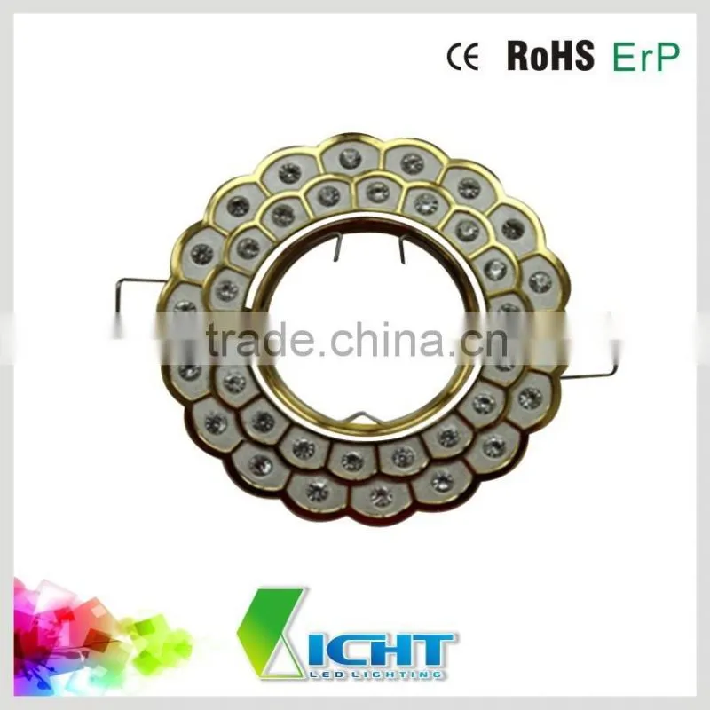 Zinc Alloy led downlight ring LED ceiling lamp accessory