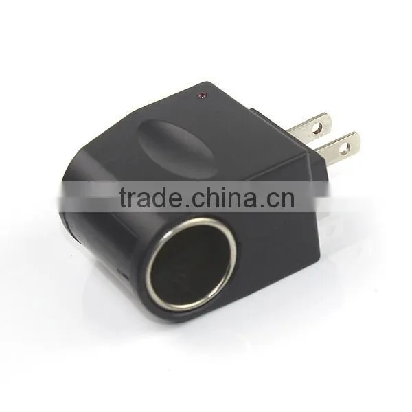 Best selling 1 port 12V1A AC DC LED light cigarette plug adapter