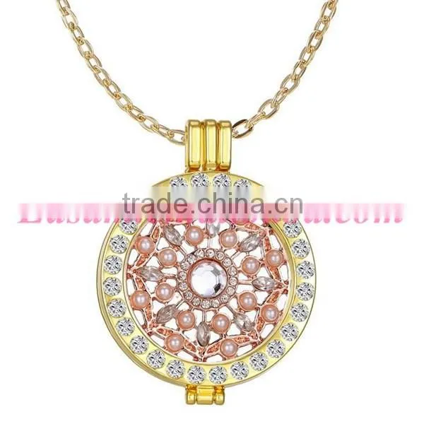 Fashion gold jewelry necklace/choker locket necklace