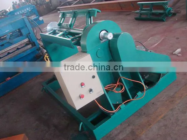 metal sheet uncoiler machine