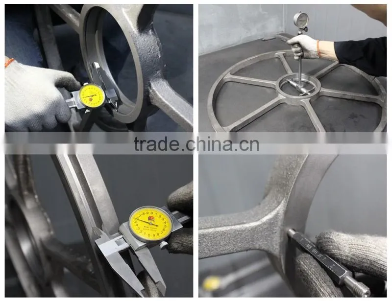 pulley wheels with bearings/ taper lock bushing and v belt pulley