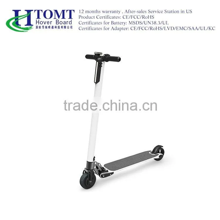 China Htomt Lightest 6.3kg light weight electric scooter Folding Balance carbon electric scooter