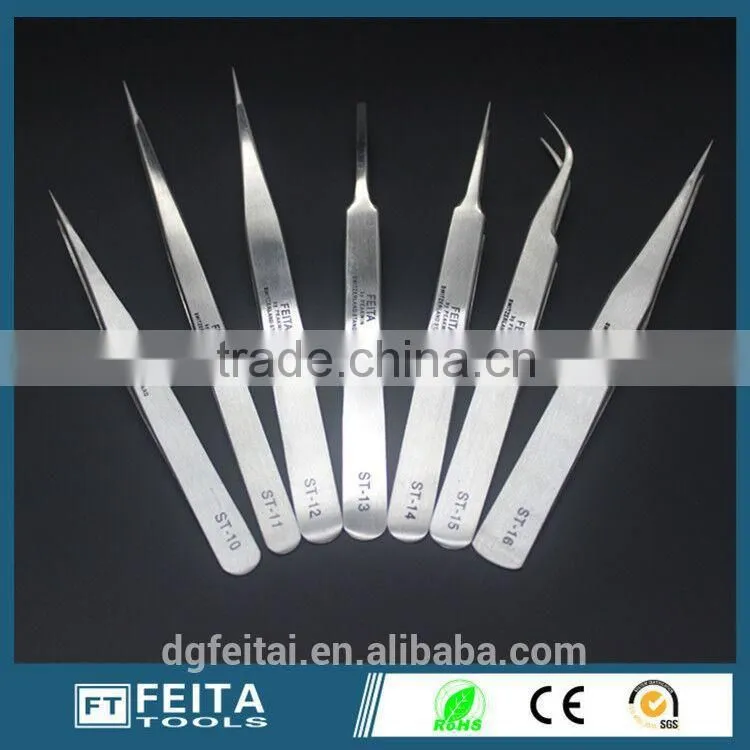 ST FEITA Stainless Steel Material Eyelash Extension Tweezers Beauty Care Tweezers