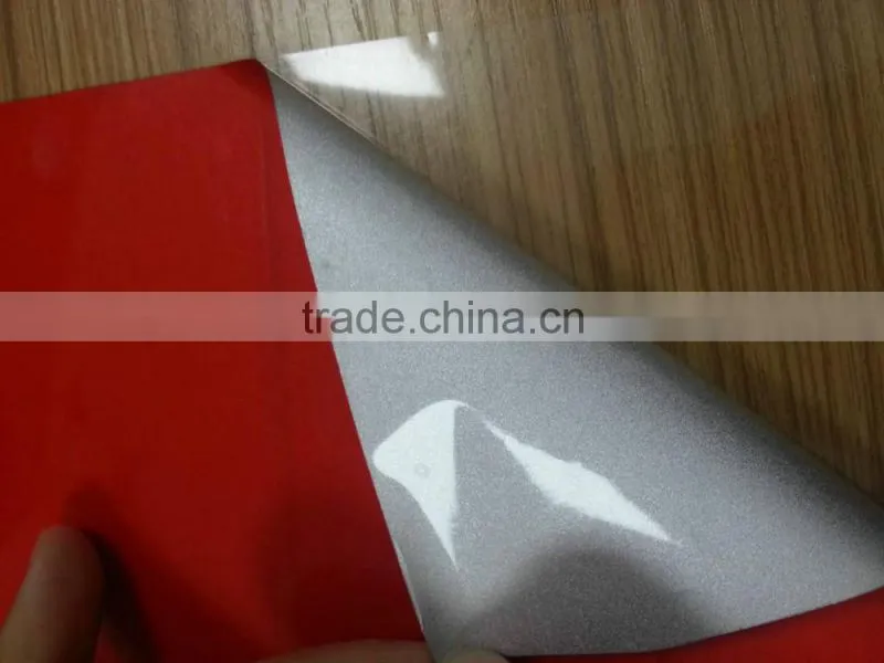 Self adhesive PVC Lettering Reflective Vinyl Cutting Vinyl Film For advertismen Transparent Bottom