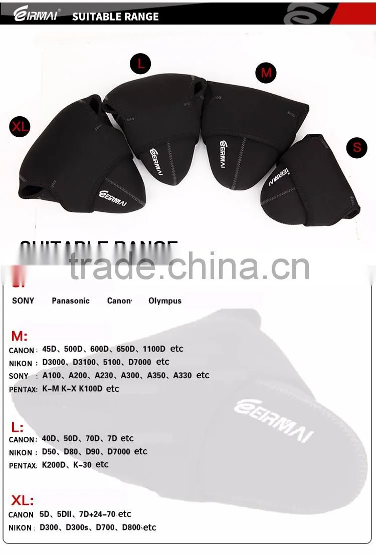 Customized best price neoprene digital camera bag