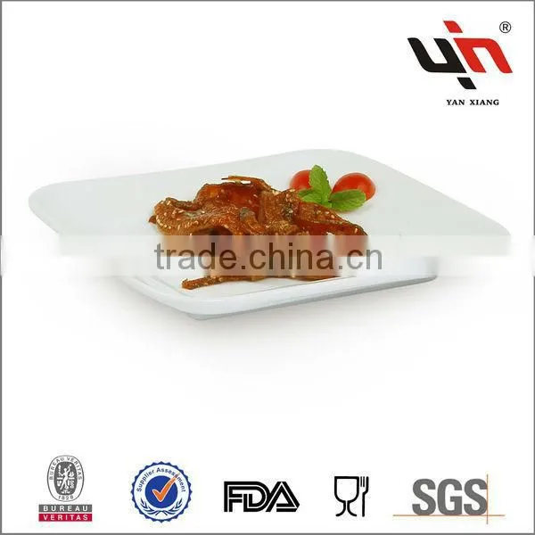 White Ceramic Promotional Plate