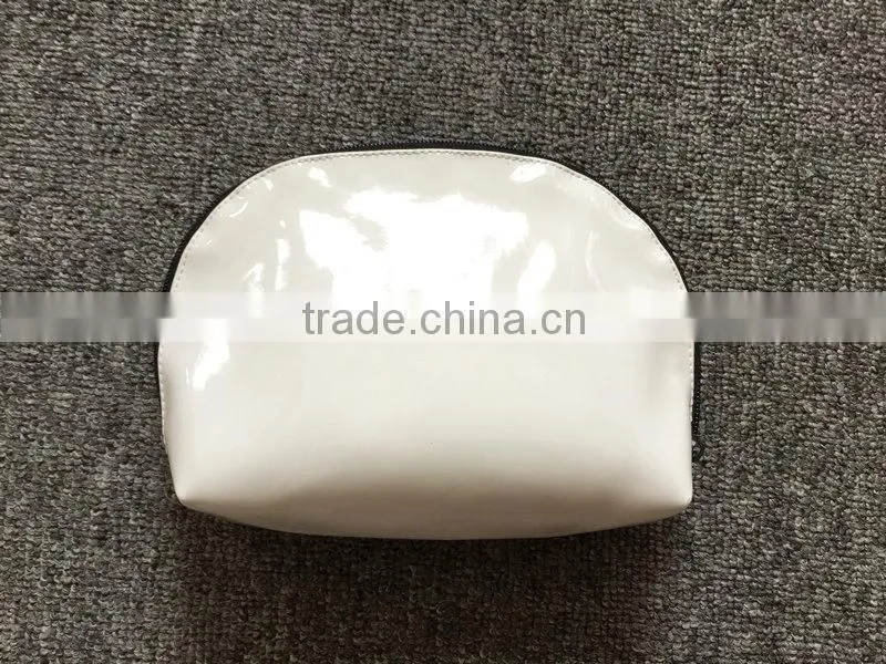 customized LOGO printed recycled PU leather cosmetic bag
