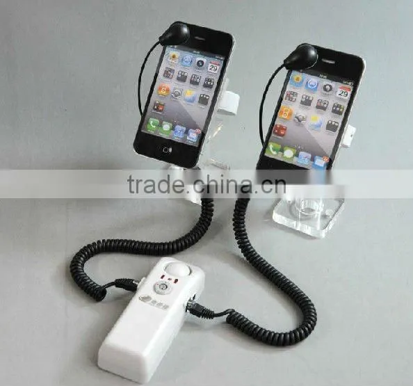 2 ports display security alarm system for smartphone