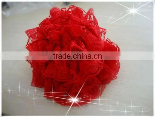 hot sale! beautiful peach princess lace hat for kids