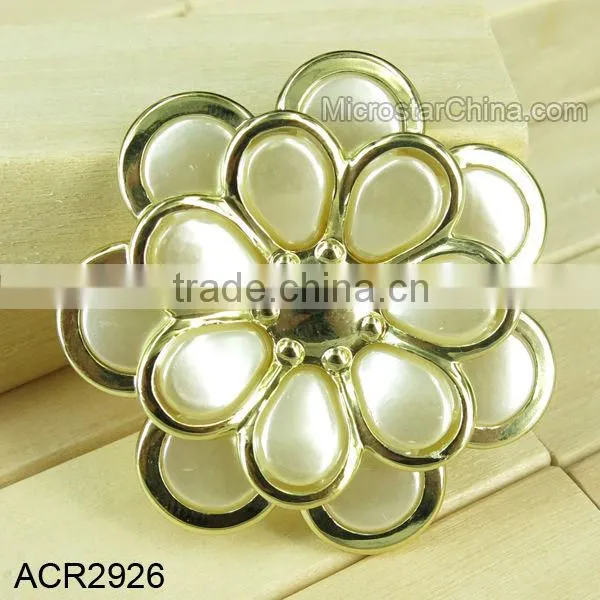 Hot Sell Heart Flower Sew Polyester Button