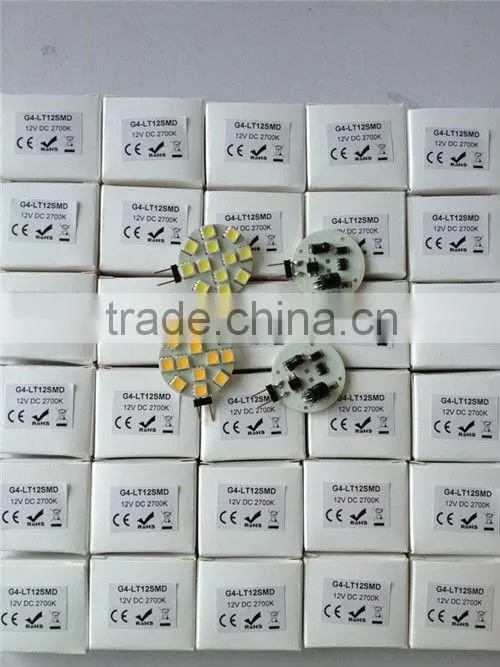 1.2W 10-30V DC G4 24V 5050 6SMD Led Bulb