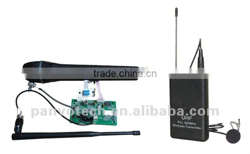 Panvotech uhf wireless microphone audio module