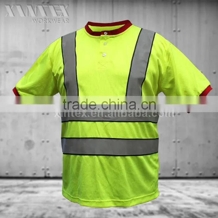 ISO 20471 high visibility polycotton class 3 safety T- shirt
