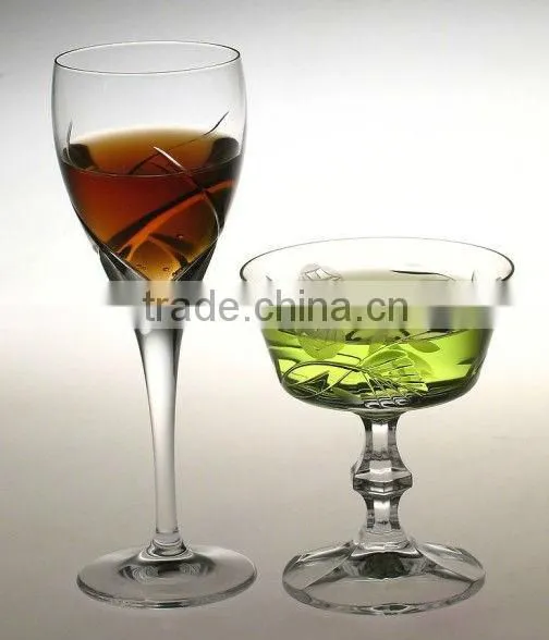 sprayed glass cola mug for decoration