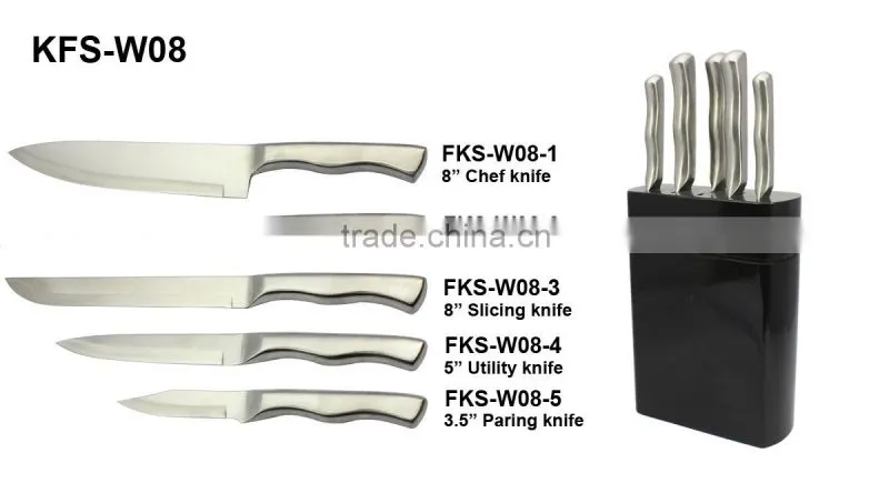 High Quality New Style Stainless Steel Kitchen Knife Set