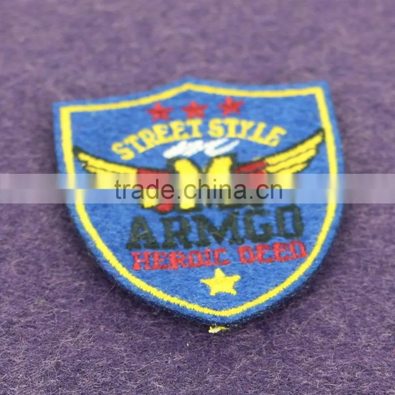 2016 New Products Woven Patch, Full Emboridery Patches, Garment Woven Badge For Boys