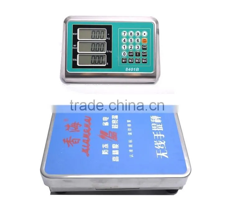 Stainless Steel Wireless Platform Scale Weighing Balance 300kg