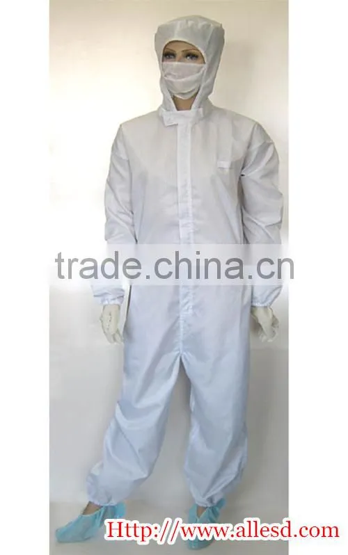 Laboratory Factory Uniform Antistatic coverall with hood